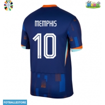 Nederland Memphis Depay #10 Bortedrakt EM 2024 Kortermet